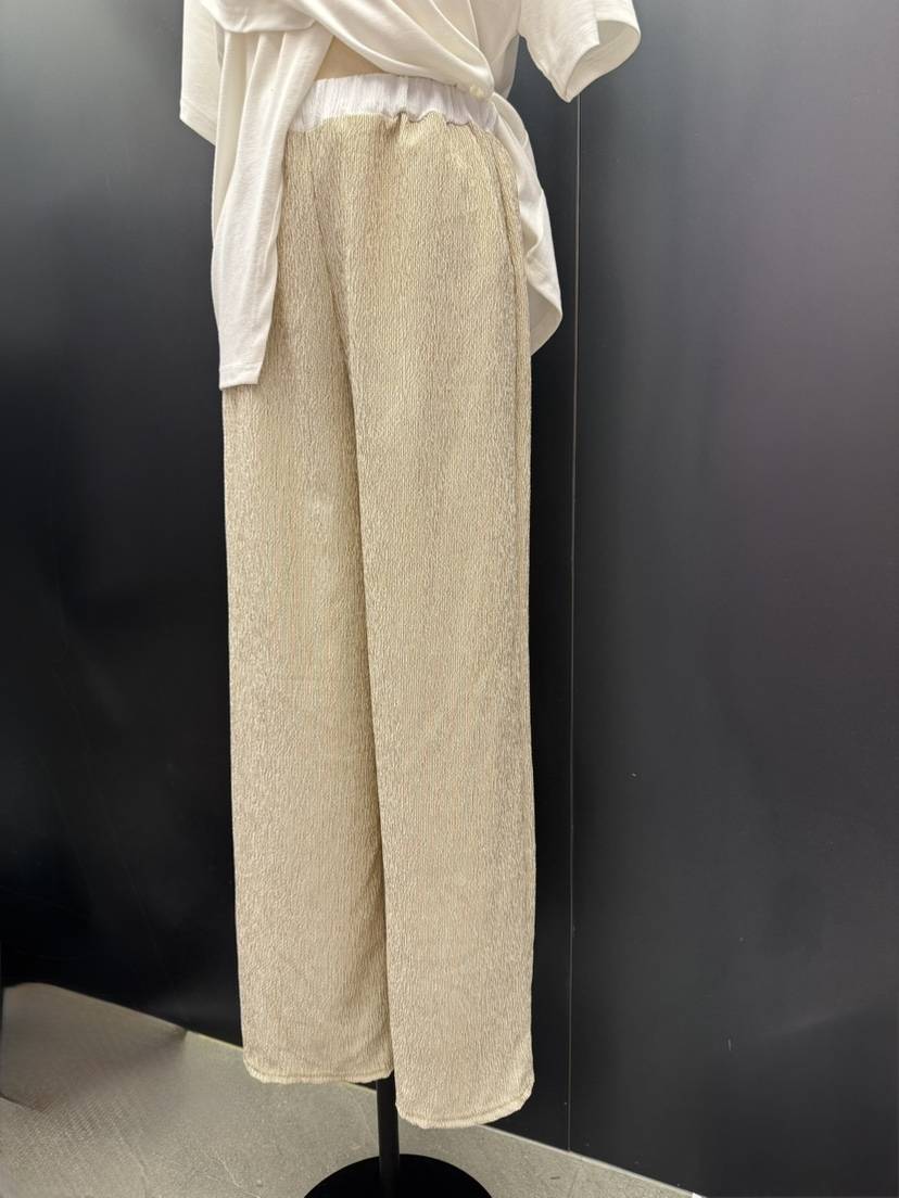UNA/THE MAY東大門直郵女士新品25春夏推薦熱賣休閑褲條紋THEMAY/UNA休閑褲
