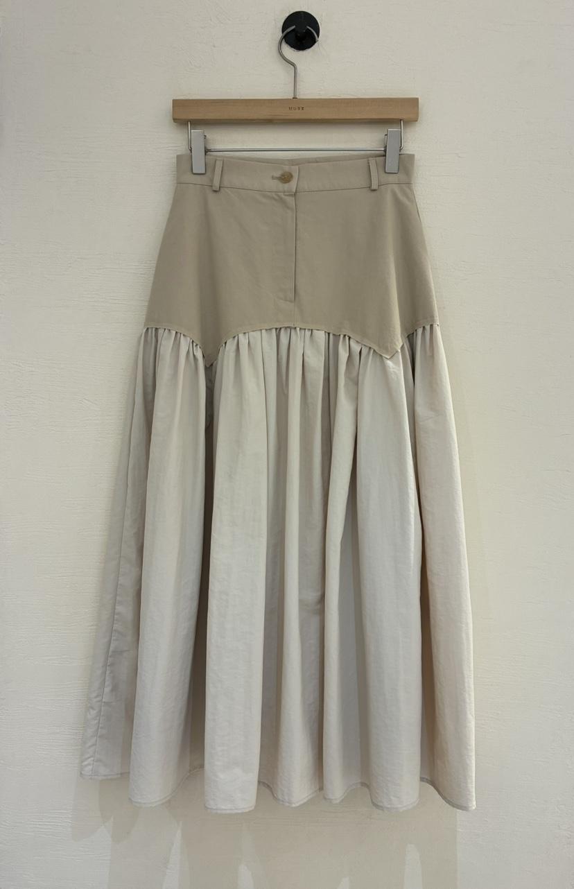 MUSE-P東大門實拍女士新品職業人氣25春夏熱賣休閑長裙棉質MUSE-P長裙