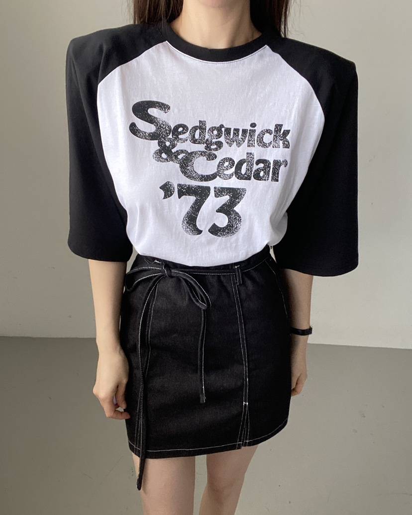 JENNIE東大門直郵女裝新品職業真品人氣時尚熱賣25春夏休閑T恤JENNIE/VENEFITT恤