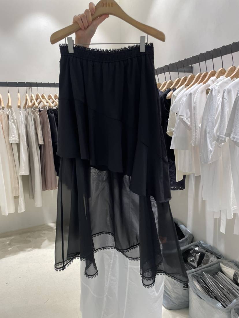 OHAO東大門實拍女士新品人氣時尚真品25春夏推薦半身裙中短裙OHAO/HA MONG半身裙/中短裙