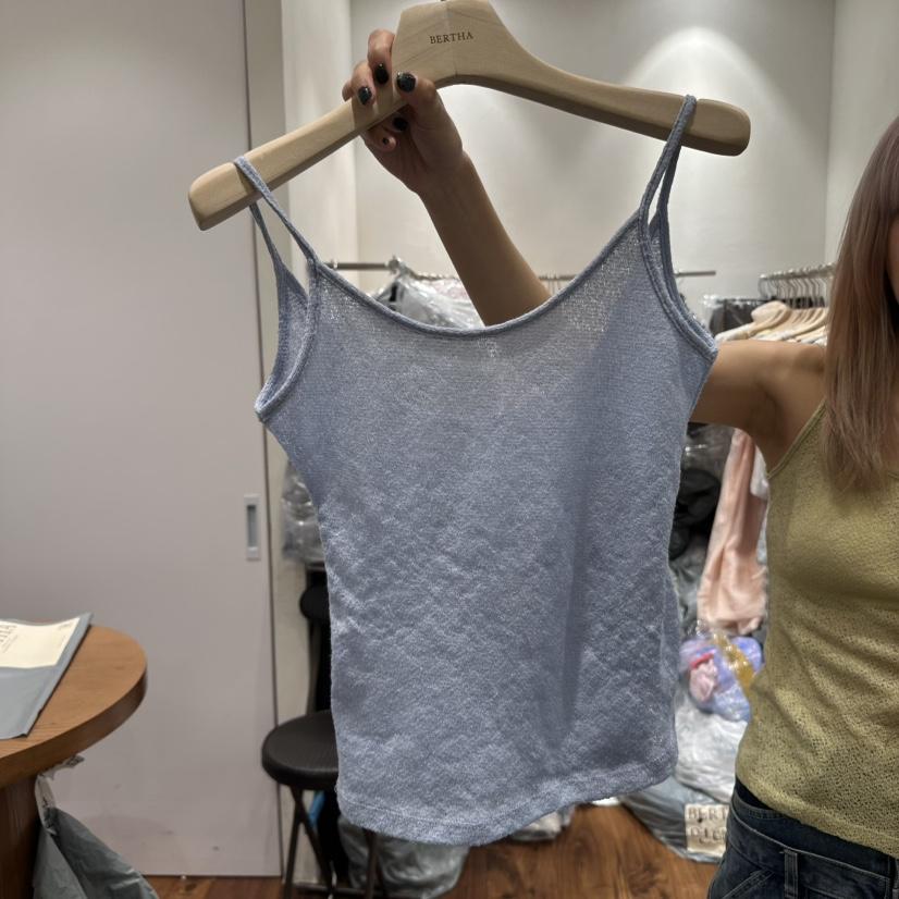 BERTHA東大門實拍女裝新款休閑真品熱賣時尚25春夏吊帶背心BERTHA吊帶/背心
