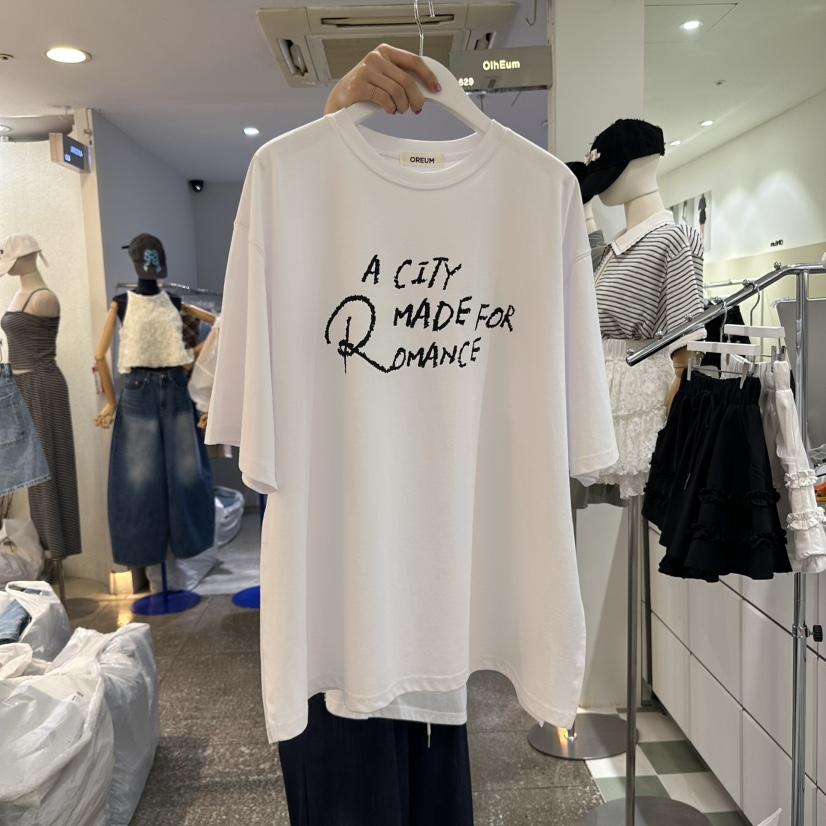 OREUM韓國代購女裝新品休閑熱賣真品時尚人氣推薦職業25春夏T恤OihEumT恤