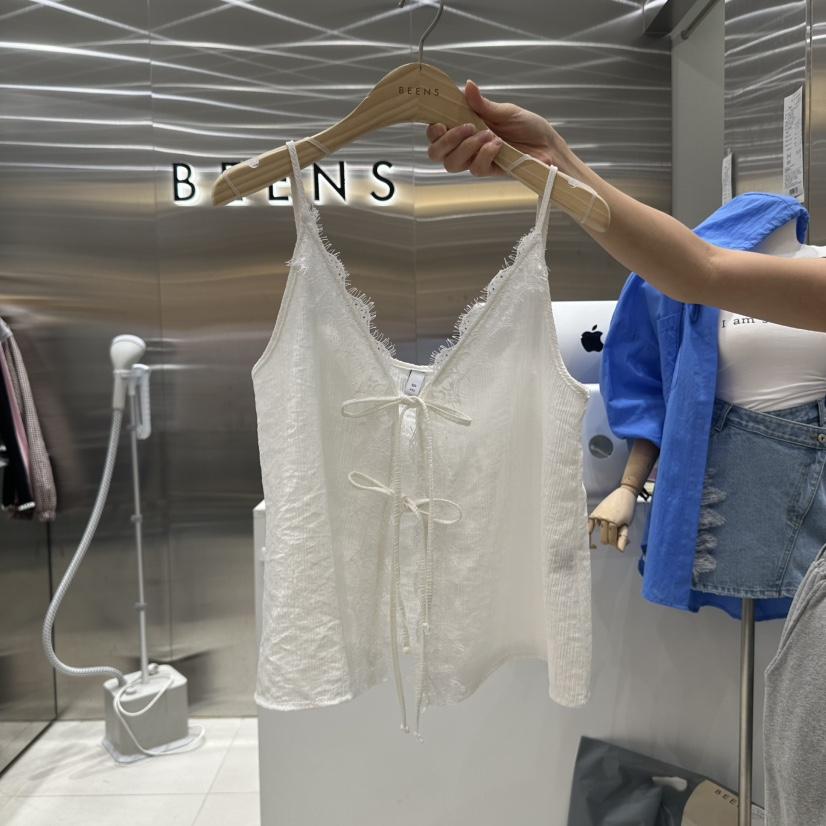BEENS韓國直郵女士新品職業人氣時尚25春夏熱賣真品吊帶背心BEENS吊帶/背心