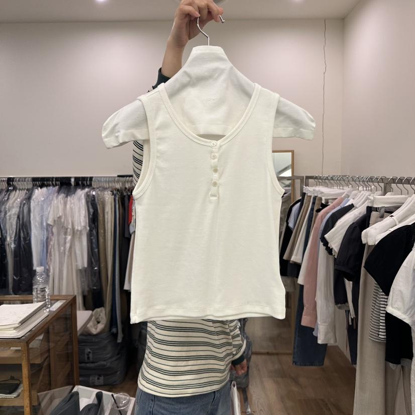 AGO東大門實拍女士新品25春夏熱賣職業時尚人氣真品吊帶背心AGO吊帶/背心
