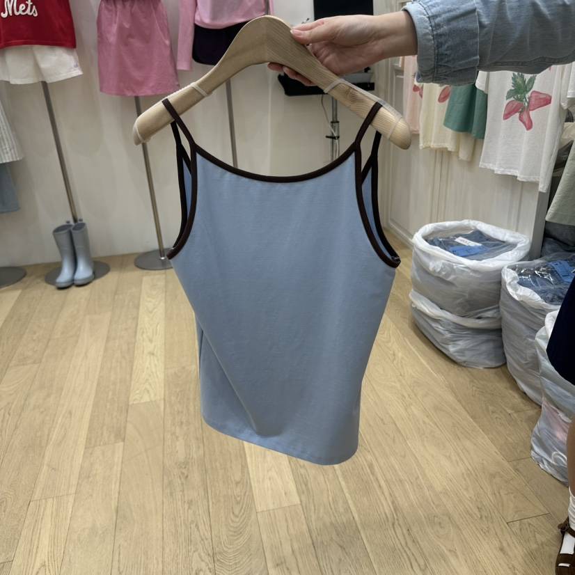 FURE東大門實拍女士新品休閑職業人氣25春夏時尚推薦吊帶背心FURE吊帶/背心