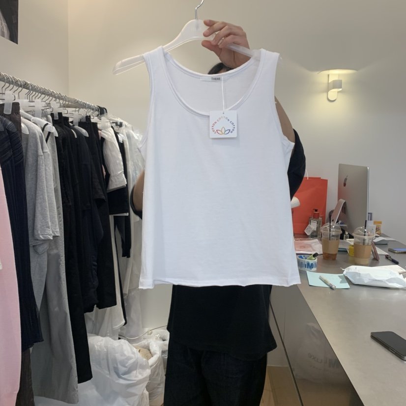 THERE東大門代購女士新款時尚休閑熱賣推薦人氣吊帶背心復古THERE吊帶/背心