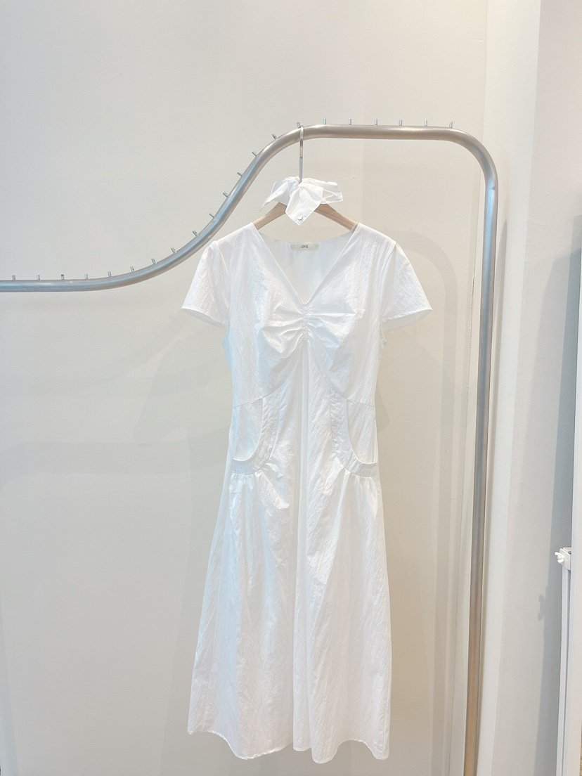 OVE韓國代購女士新品25春夏人氣休閑熱賣時尚職業推薦連衣裙OVE連衣裙