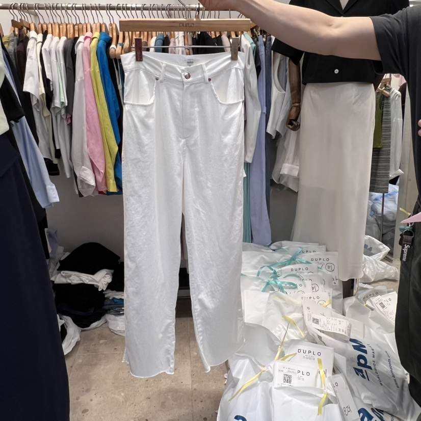 DUPLO韓國代購女士新款真品推薦熱賣職業人氣時尚休閑牛仔褲DUPLO牛仔褲