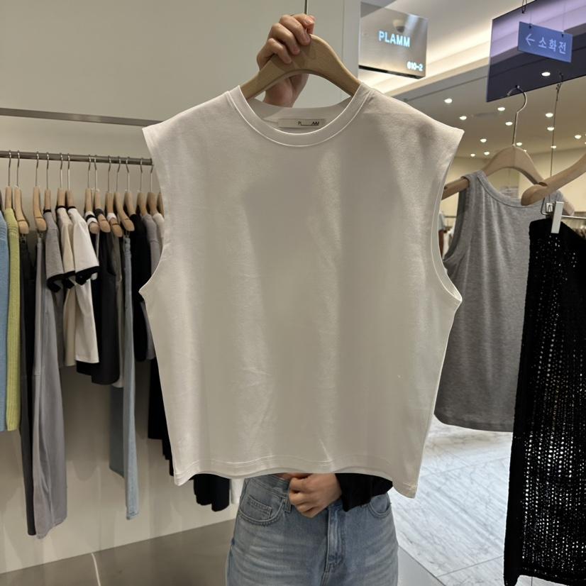 PLAMM韓國直郵女裝新品職業人氣熱賣25春夏真品時尚吊帶背心PLAMM吊帶/背心