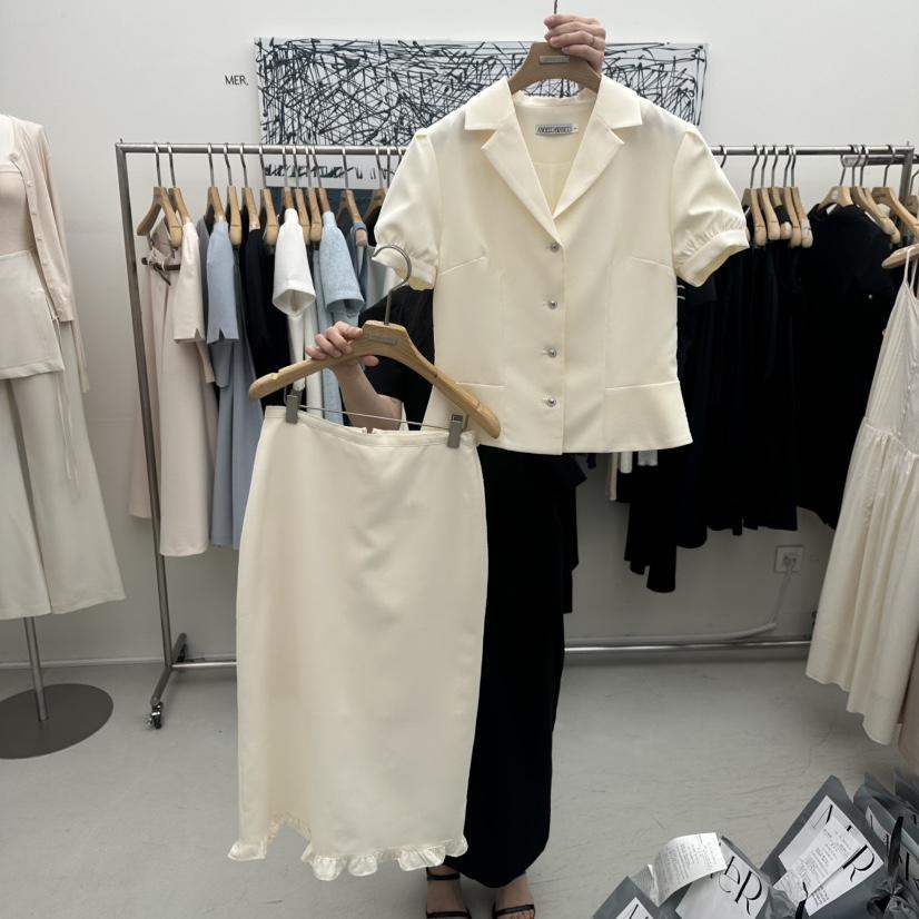 MER東大門實拍女士新品真品人氣25春夏推薦休閑熱賣時尚套裝MER/ANGELO BIANCO套裝