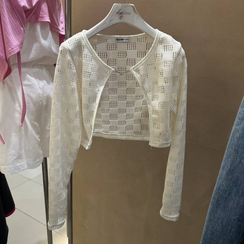 SOLOUNO東大門代購女裝新品真品休閑人氣推薦職業針織衫開衫SOLOUNO針織衫