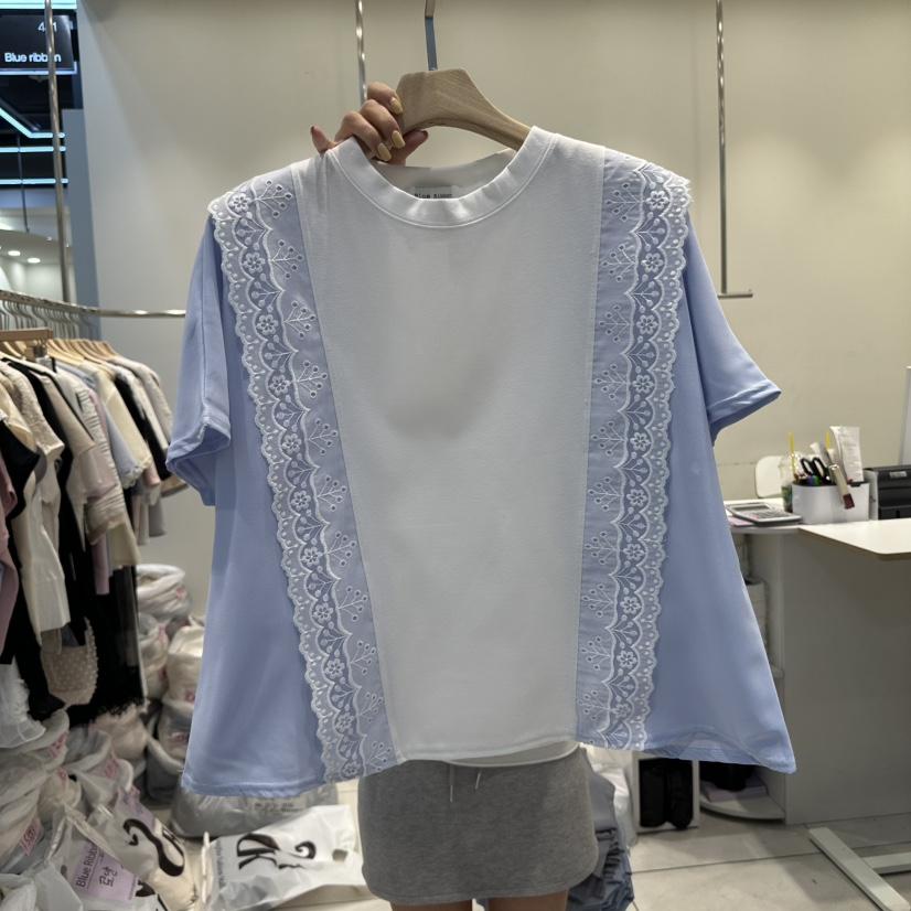 BLUE RIBBON東大門代購女裝新品人氣職業熱賣25春夏襯衫蕾絲衫BLUE RIBBON襯衫/蕾絲衫