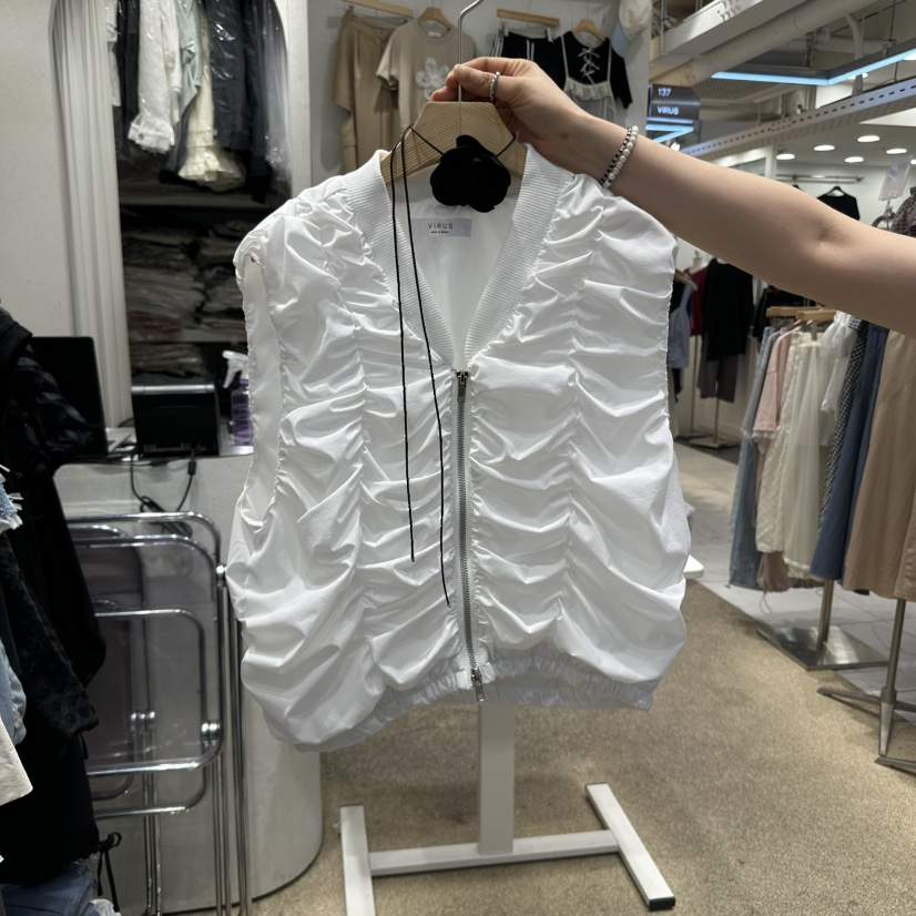 VIRUS東大門直郵女裝新品人氣時尚休閑推薦真品25春夏職業馬甲VIRUS馬甲