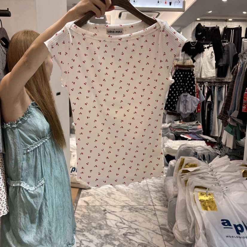 LOVE PULL東大門實拍女裝新品職業時尚人氣休閑25春夏推薦T恤LOVE PULLT恤