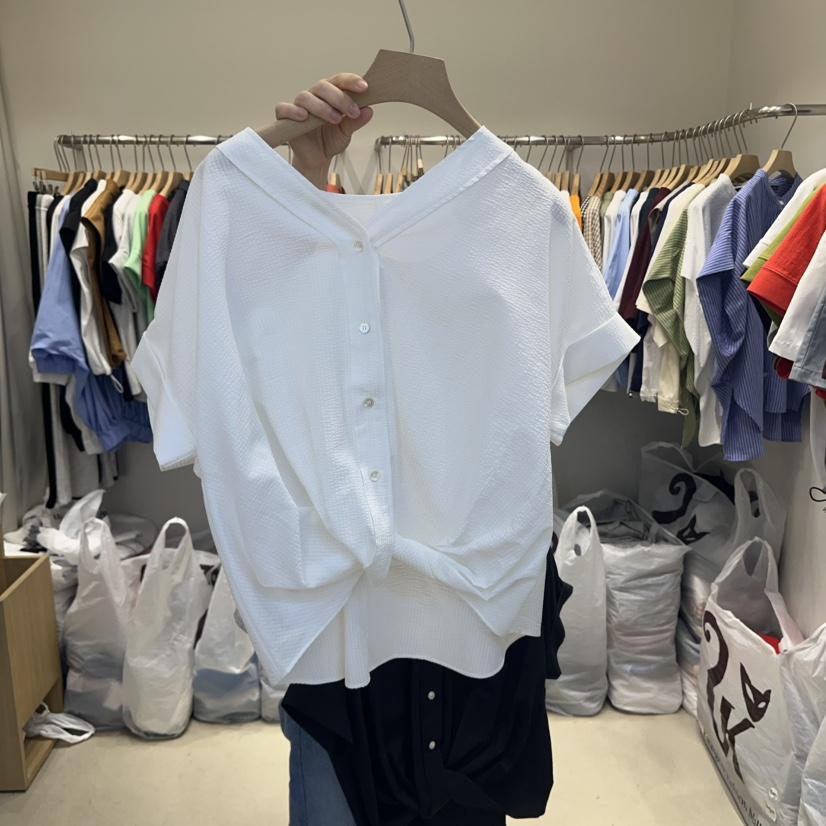 DA YLOG東大門代購女裝新品真品25春夏推薦職業襯衫蕾絲衫DA YLOG襯衫/蕾絲衫