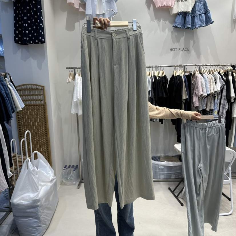 HOT PLACE韓國直郵女士新品真品推薦25春夏時尚休閑褲條紋HOT PLACE/DREAM GIRIS休閑褲