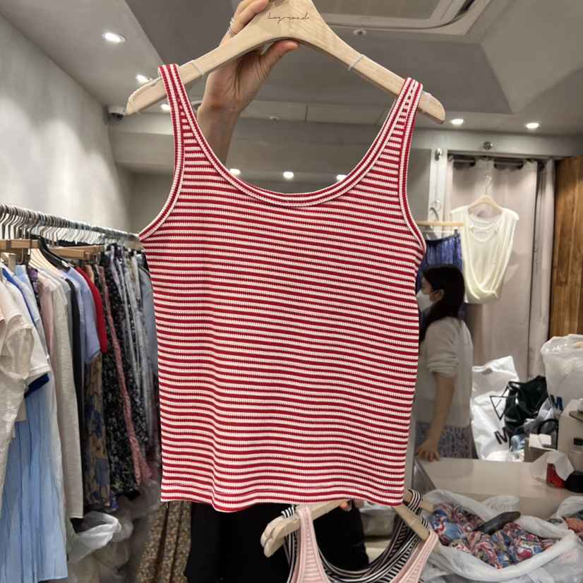 LOGROAD韓國直郵女士新品25春夏人氣休閑職業時尚真品吊帶背心LOG ROAD吊帶/背心