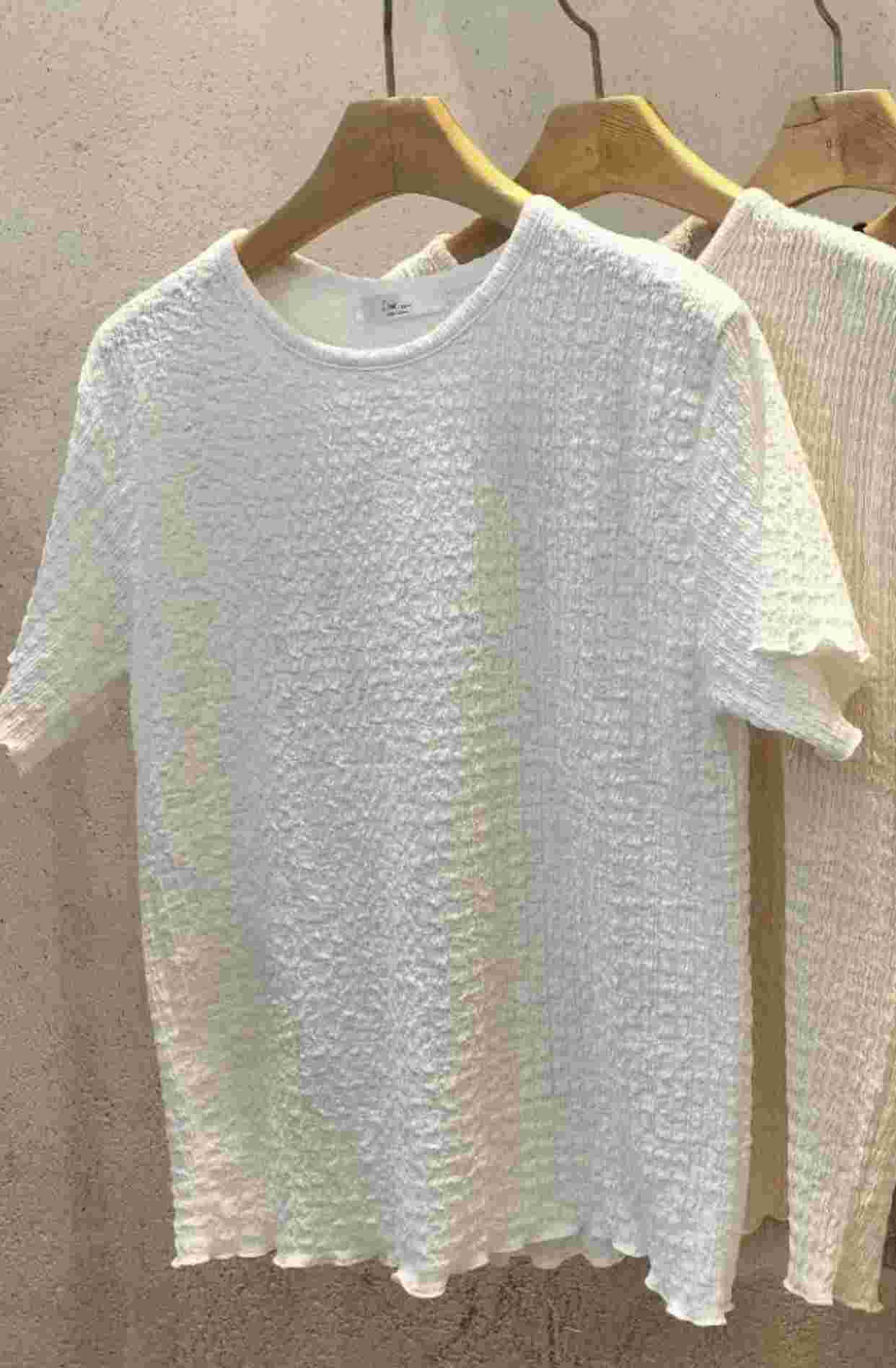 DOT BASIC東大門代購女裝新品時尚真品25春夏熱賣職業休閑T恤DOT BASICT恤