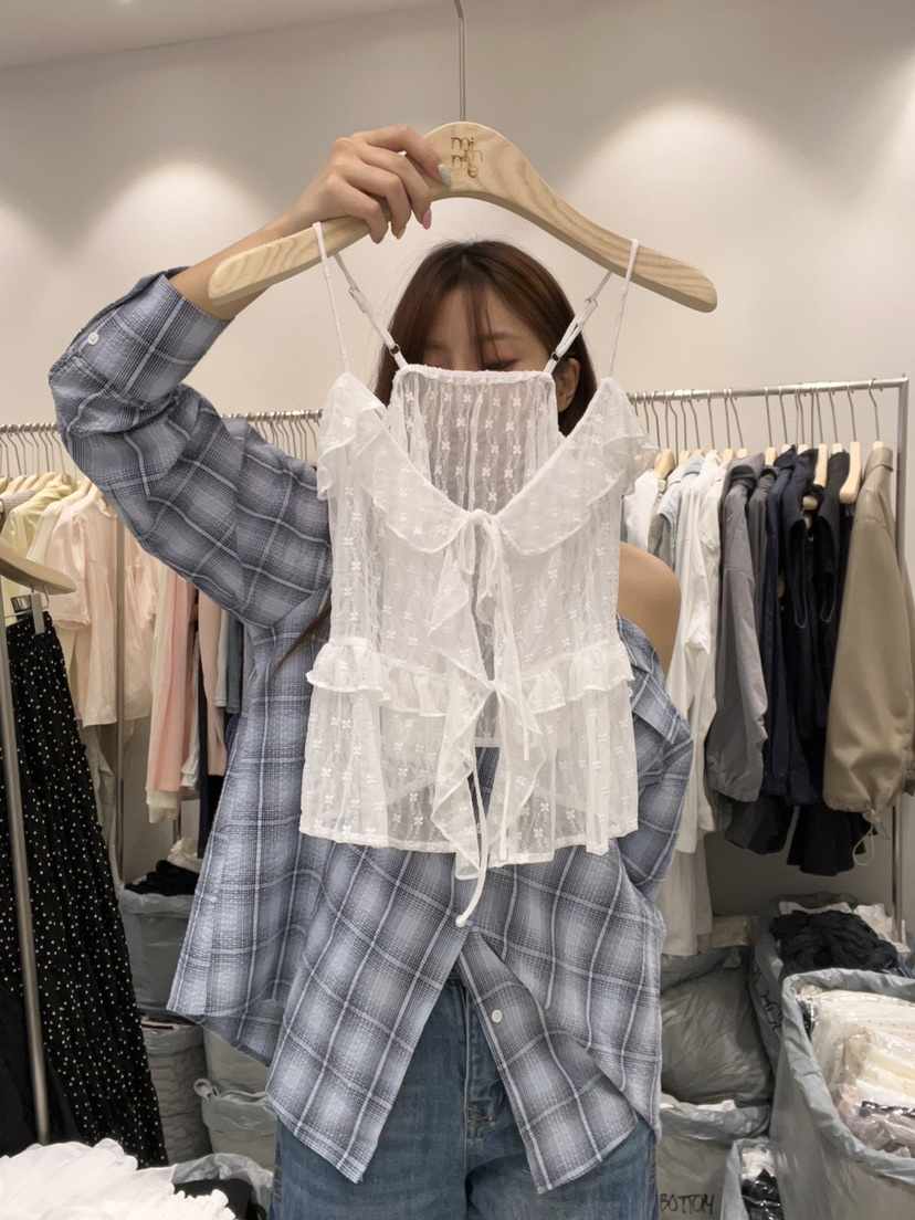 MIMME韓國直郵女裝新款熱賣職業推薦25春夏真品人氣吊帶背心MIMME吊帶/背心