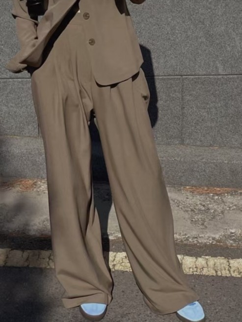 IACOCCA東大門實拍女士新款推薦25春夏職業真品休閑正裝褲西褲MARCEL___正裝褲/西褲