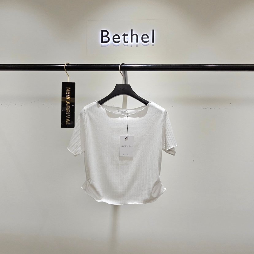BETHEL東大門實拍女裝新款25春夏真品熱賣推薦人氣職業休閑T恤BETHELT恤