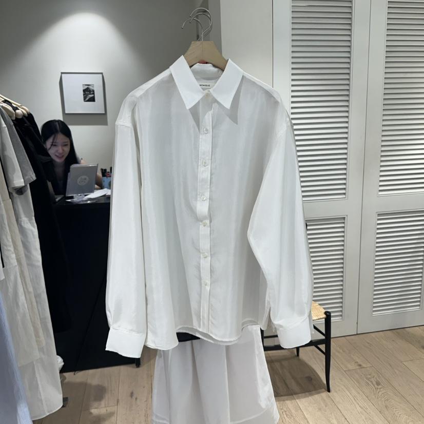 MONIQUE韓國代購女士新款真品休閑25春夏時尚推薦襯衫蕾絲衫MONIQUE襯衫/蕾絲衫