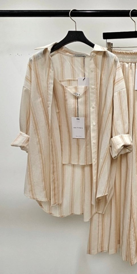 BETHEL東大門代購女士新款25春夏熱賣真品襯衫蕾絲衫不含內搭BETHEL襯衫/蕾絲衫