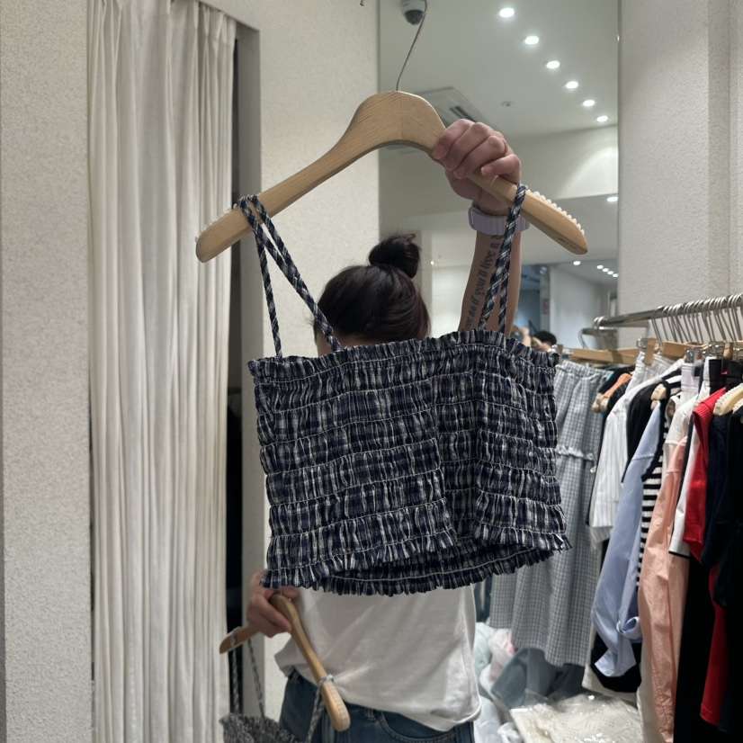 SSEMIENNE韓國直郵女裝新款25春夏時尚休閑職業熱賣吊帶背心SSEMIENNE吊帶/背心