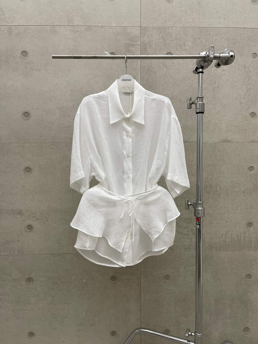 ATMOSPHERE韓國代購女士新款時尚休閑真品人氣25春夏襯衫蕾絲衫ATMOSPHERE/BLING襯衫/蕾絲衫