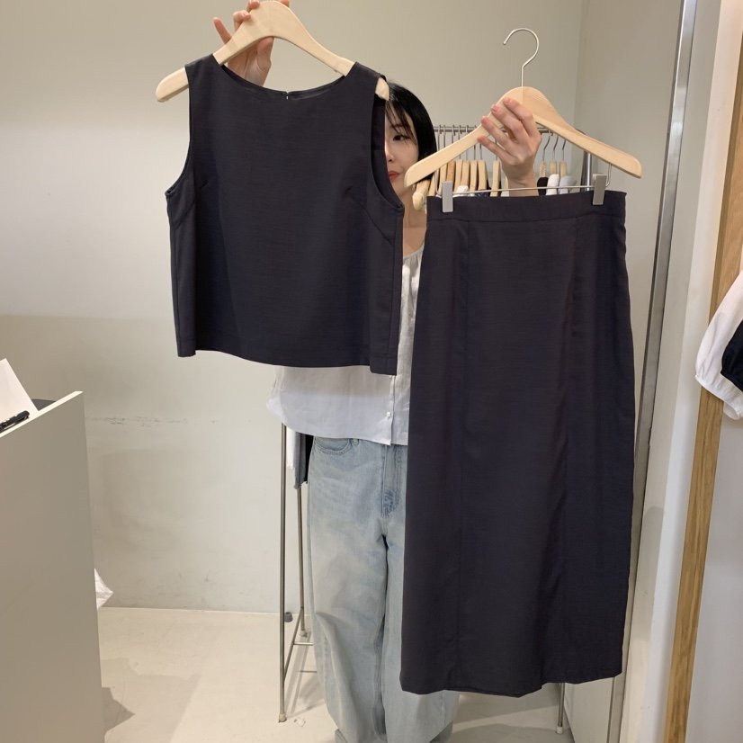 OUTRENE東大門實拍女裝新款人氣職業推薦25春夏熱賣套裝套裝OUTRENE套裝