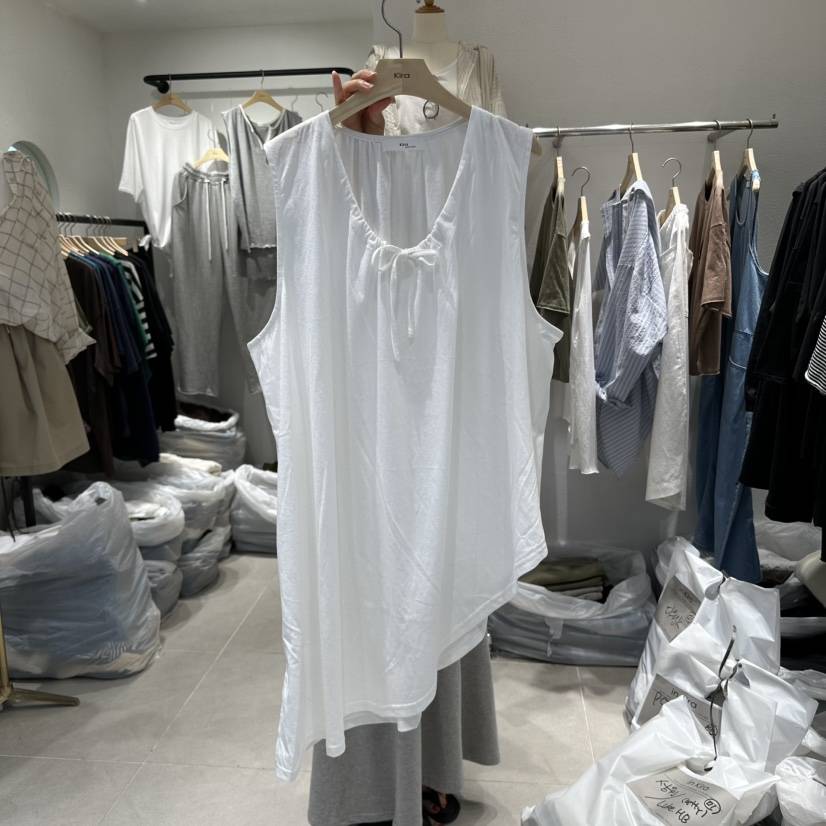 IN KIRA韓國直郵女士新品熱賣25春夏時尚休閑職業吊帶背心IN KIRA吊帶/背心