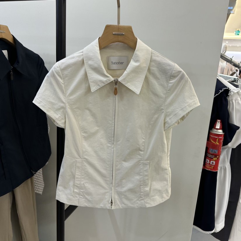 3 ANOTHER韓國代購女士新品25春夏時尚職業推薦真品夾克拉鏈3 ANOTHER夾克