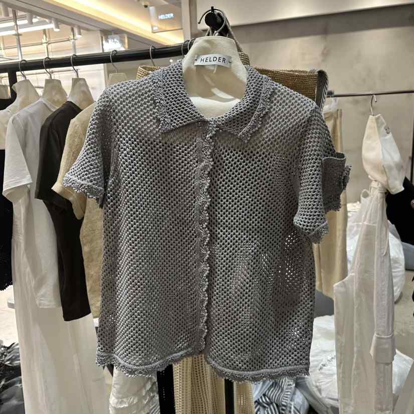 HELDER-P東大門直郵女裝新品真品休閑熱賣職業針織衫口袋手工HELDER針織衫