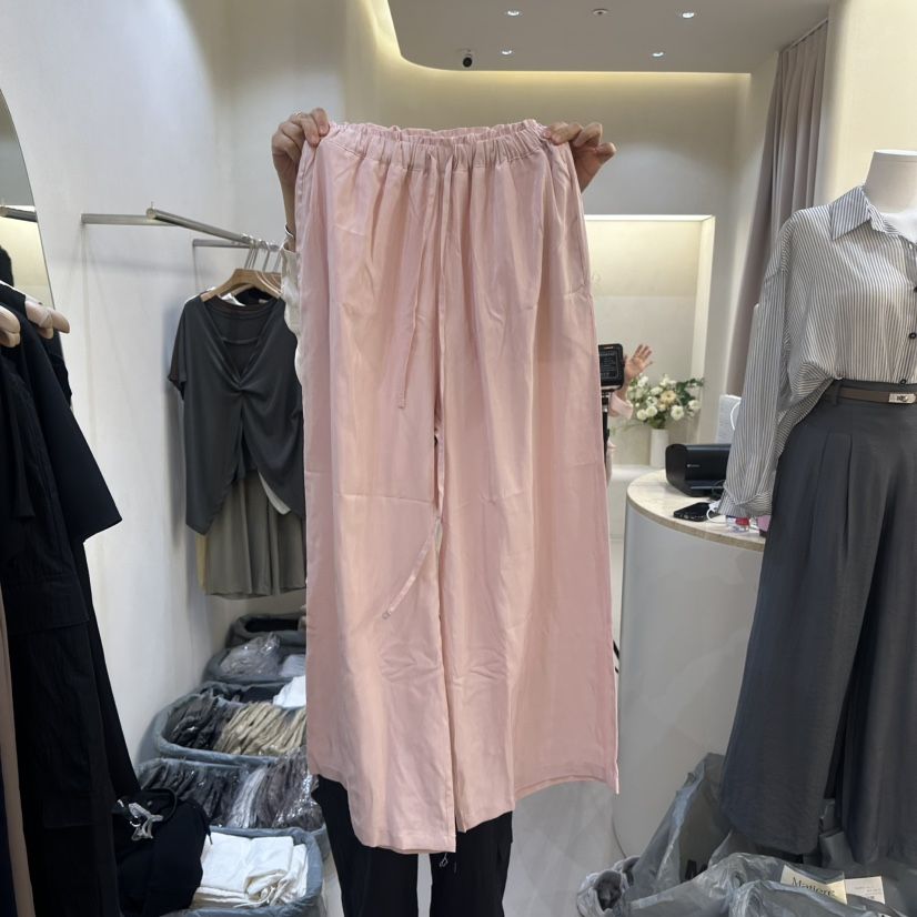 MATIERE韓國代購女士新款熱賣推薦休閑真品25春夏休閑褲透明MATIERE休閑褲