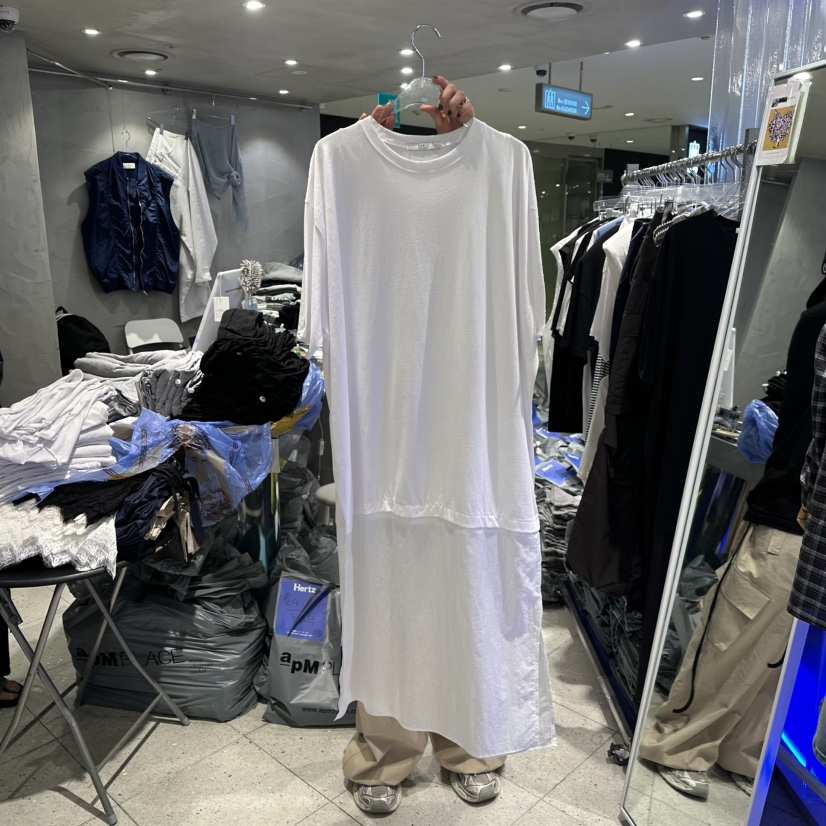 HERTZ-P韓國代購女士新品25春夏人氣真品熱賣職業連衣裙長款HERTZ-P連衣裙