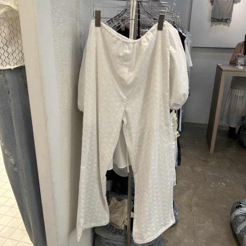 PLOVER東大門代購女士新品時尚推薦真品休閑人氣休閑褲蕾絲PLO_VER休閑褲