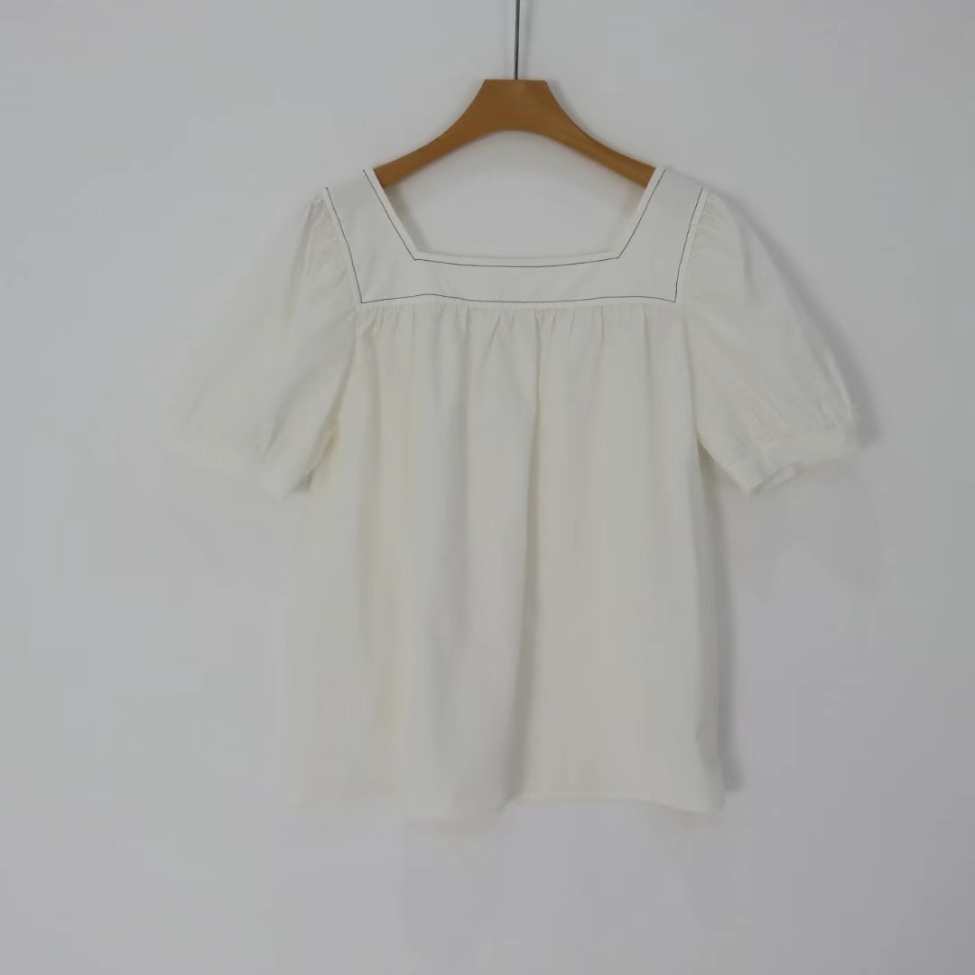 IGOTC-아가씨-T東大門代購女裝新品熱賣25春夏襯衫蕾絲衫IGOTC-아가씨-T襯衫/蕾絲衫