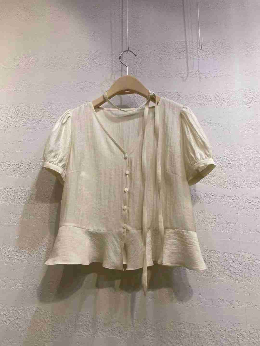 J ME東大門實拍女裝新款職業推薦真品25春夏時尚襯衫蕾絲衫J ME襯衫/蕾絲衫