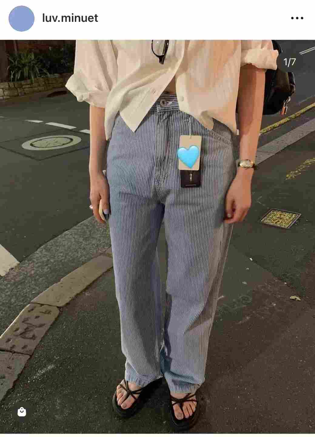 DE ONDO東大門實拍女裝新品真品休閑職業25春夏推薦牛仔褲DE ONDO牛仔褲