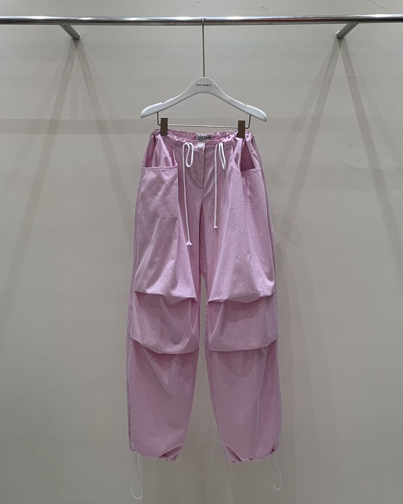LOVE MOMENT東大門實拍女士新品人氣熱賣休閑褲工裝褲條紋LOVE MOMENT休閑褲