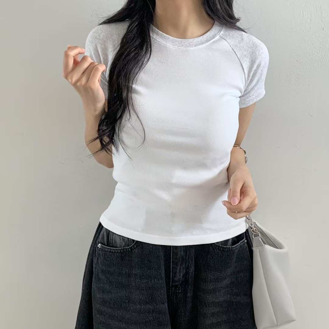 A BEL韓國直郵女士新款25春夏人氣職業休閑時尚真品推薦T恤A BELT恤