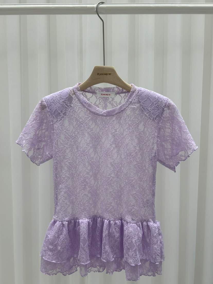 IF YOU SAY SO韓國㊣直郵東大門代購女裝新品推薦襯衫蕾絲衫IF YOU SAY SO襯衫/蕾絲衫