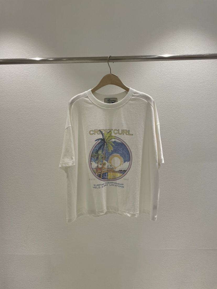 ROOMS SHOP韓國直郵㊣女裝新款休閑25春夏人氣時尚熱賣T恤ROOMS_SHOPT恤