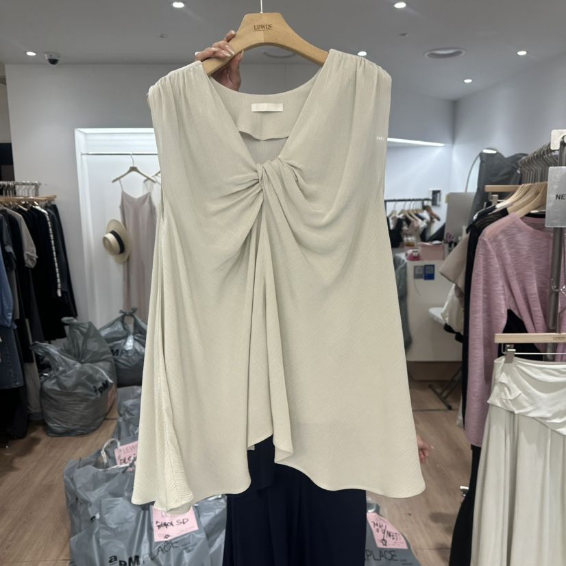 LEWIN韓國㊣直郵東大門代購女裝新品25春夏吊帶背心兩面可穿LEWIN吊帶/背心