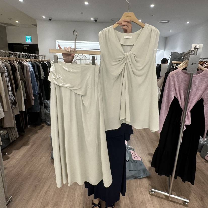 LEWIN韓國直郵㊣東大門實拍女裝新款推薦25春夏套裝兩面可穿套裝LEWIN套裝