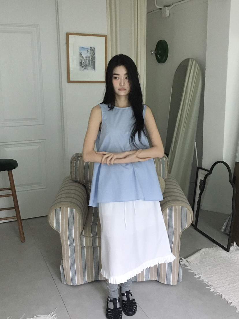 ORDINARYA東大門直郵女裝新款休閑真品推薦25春夏熱賣吊帶背心ROESMMOSS吊帶/背心