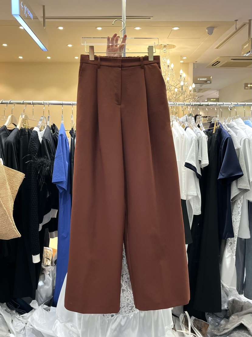 WORK SHOP東大門直郵女士新款推薦25春夏職業人氣休閑休閑褲Work_shop休閑褲