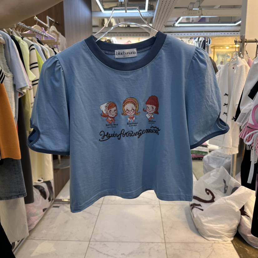 BLUE BANANA東大門直郵女裝新品休閑25春夏熱賣推薦人氣T恤BLUE BANANAT恤