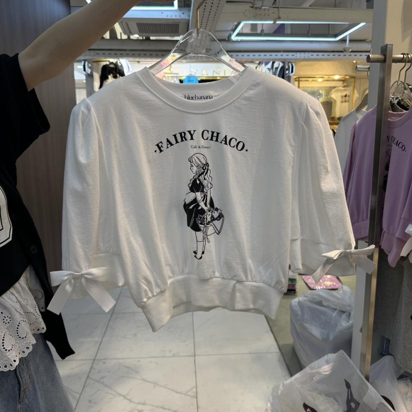 BLUE BANANA東大門實拍女裝新品推薦25春夏時尚人氣職業T恤BLUE BANANAT恤