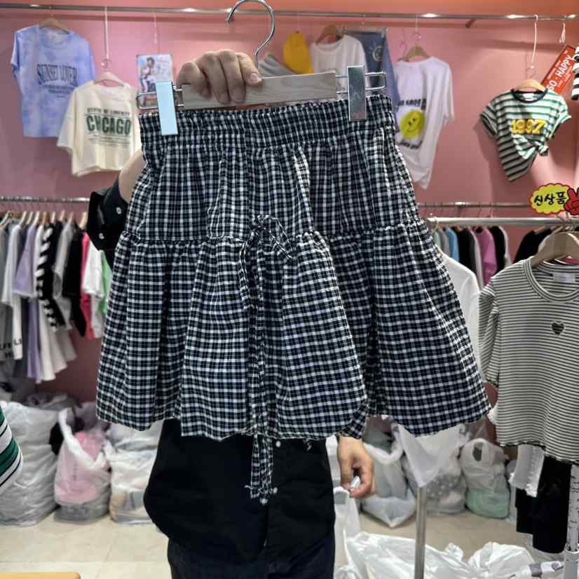 K STORY韓國代購女裝新品真品職業休閑熱賣25春夏短裙南瓜裙K STORY短裙